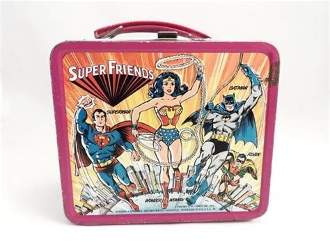 super friends metal lunch box|Super Friends Lunch Box for sale .